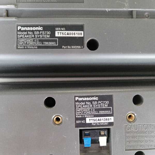 Panasonic Center Speakers Set SB-PC730 – Electronic Services
