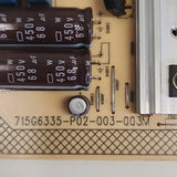 Power Supply Board PN: PLTVEY701XAL4