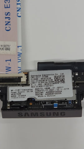 Samsung Wi-Fi BT Transceiver Module BN59-01403A label close-up