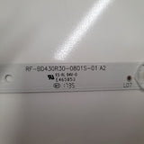 LED Backlight Strips PN: RF-BD430R30-0801S-01 A2