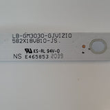 LED Backlight Strips PN: LB-GM3030-GJVIZIO582X18VB10-J
